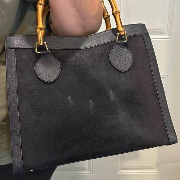 Black Gucci Diana with bamboo handles and unbranded crossbody - Picture 1 of 14